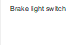 Brake light switch

