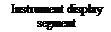 Text Box: Instrument display segment