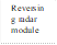 Reversing radar module