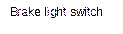 Brake light switch