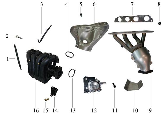 009进气系统、油底壳总成副本